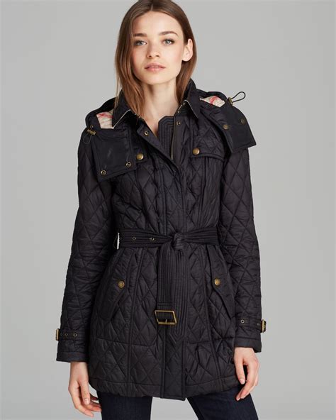 burberry finsbridge quilted coat black|burberry cashmere jacket.